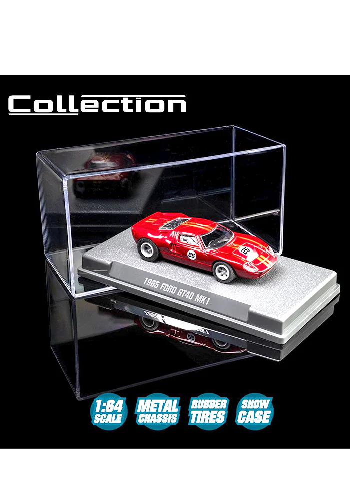 Majorette Collection Metal 1965 Ford GT40 MK1 - Red - 2025 Card - Image 3