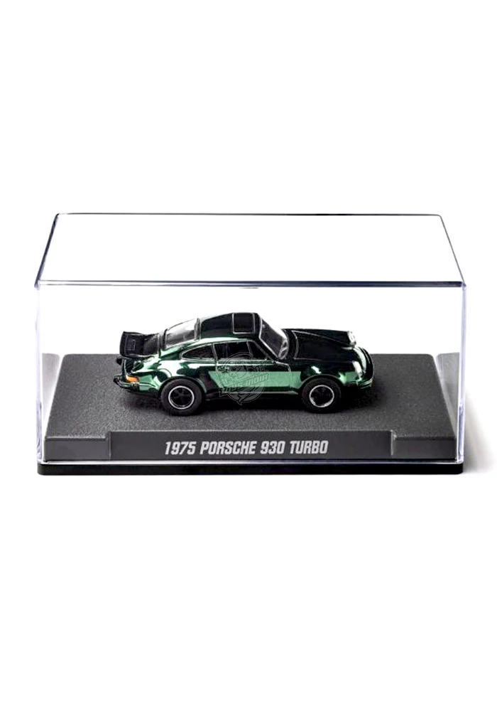 Majorette Collection Metal 1975 Porsche 930 Turbo - Green - 2025 Card - Image 2