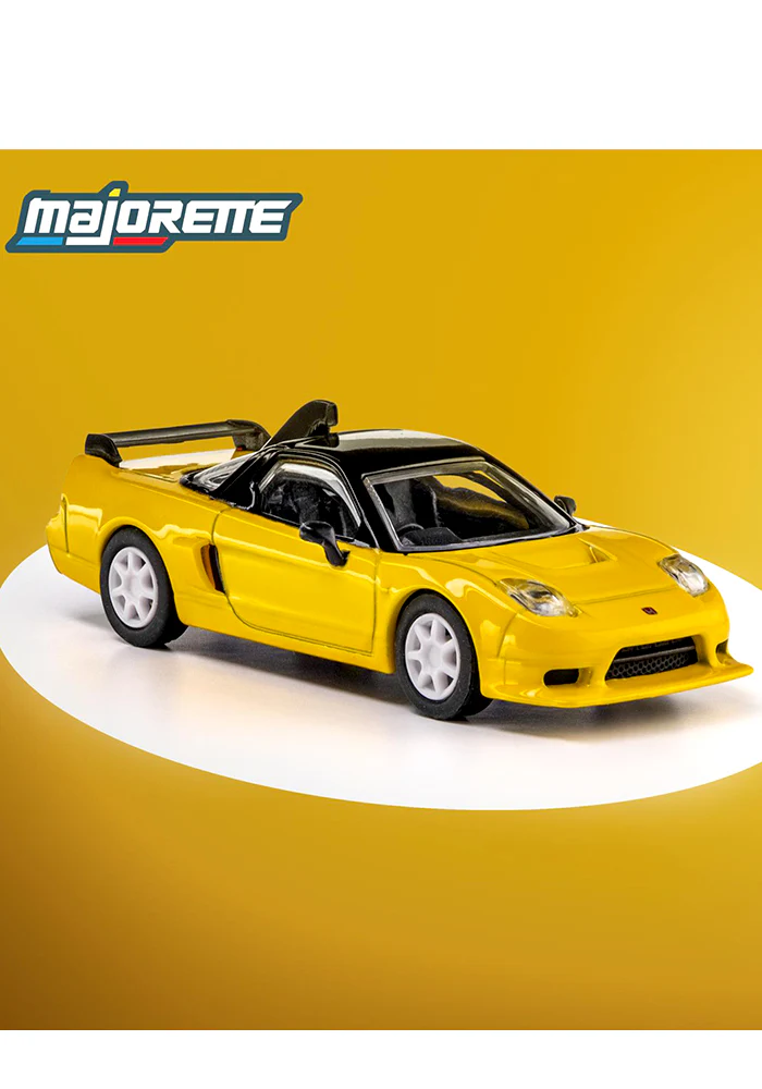 Majorette Collection Metal 1995 Honda NSX-R GT - Yellow - 2025 Card - Image 2