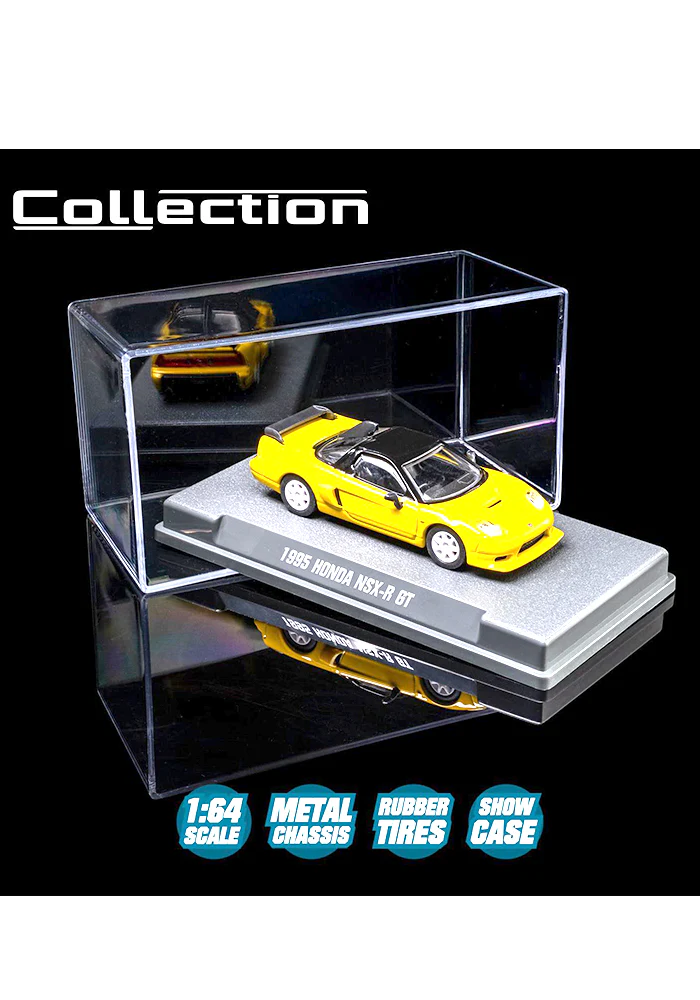 Majorette Collection Metal 1995 Honda NSX-R GT - Yellow - 2025 Card - Image 3