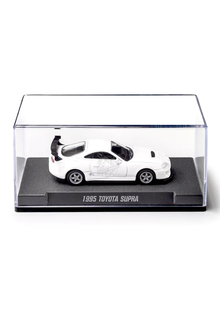 Majorette Collection Metal 1995 Toyota Supra - White - 2025 Card - Image 2
