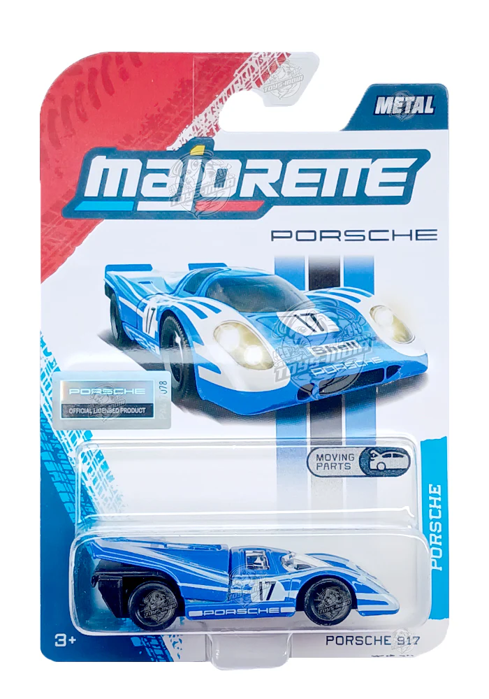 Majorette Porsche Edition Porsche 917 - Blue - 2025 Card