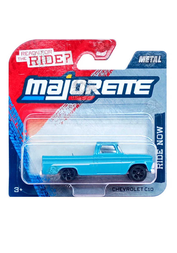 Majorette Ride Now Cars Chevrolet C10 - Blue - 2025 Card