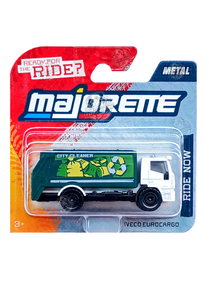 Majorette Ride Now Cars IVECO EuroCargo - White / Green - 2025 Card