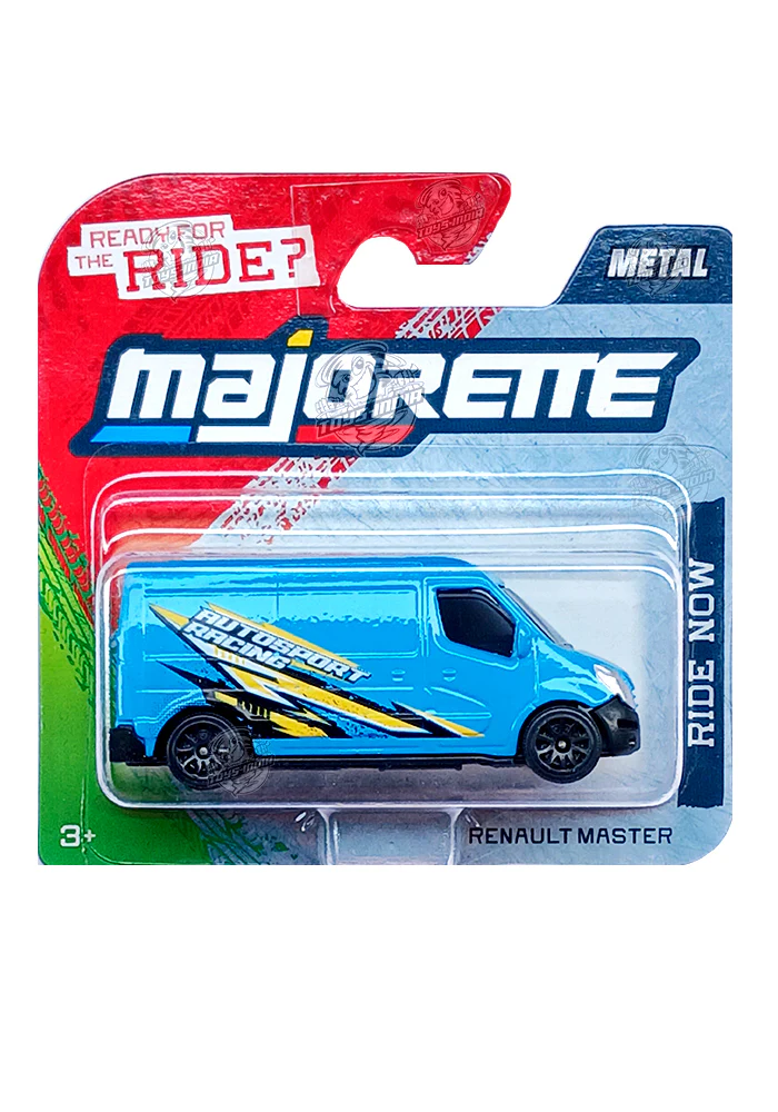 Majorette Ride Now Cars Renault Master - Blue - 2025 Card