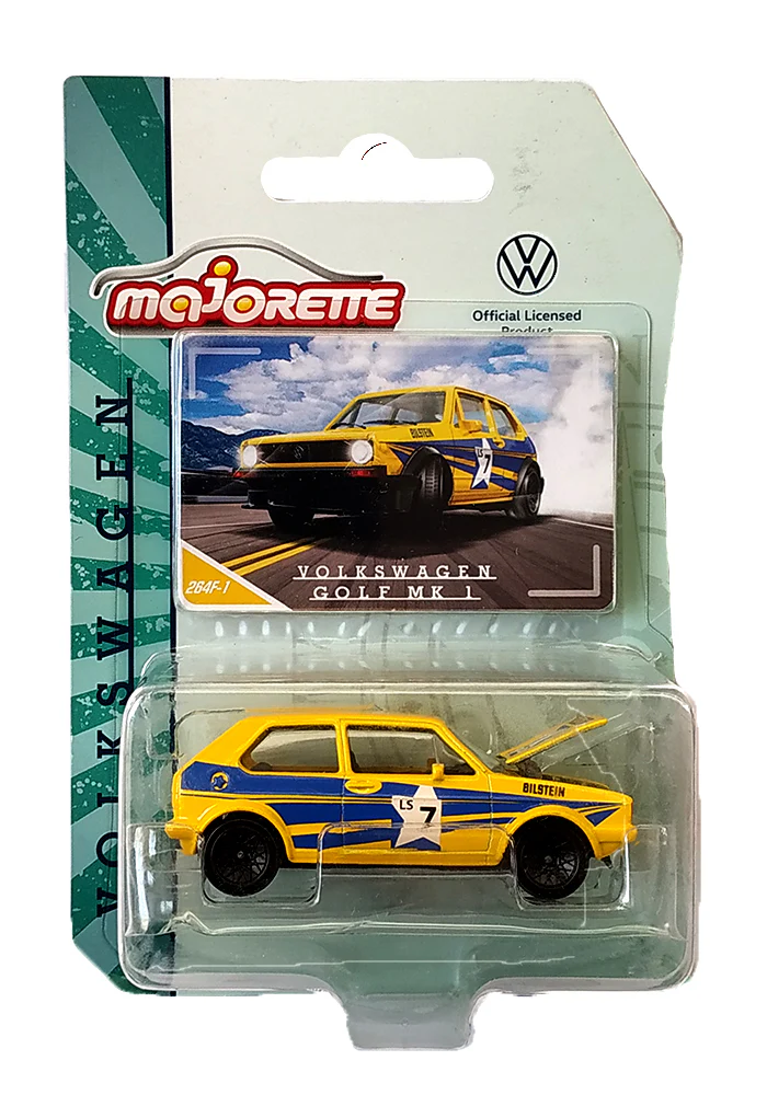 Majorette Volkswagen Edition Volkswagen Golf MK 1 - Yellow - 2022 Card