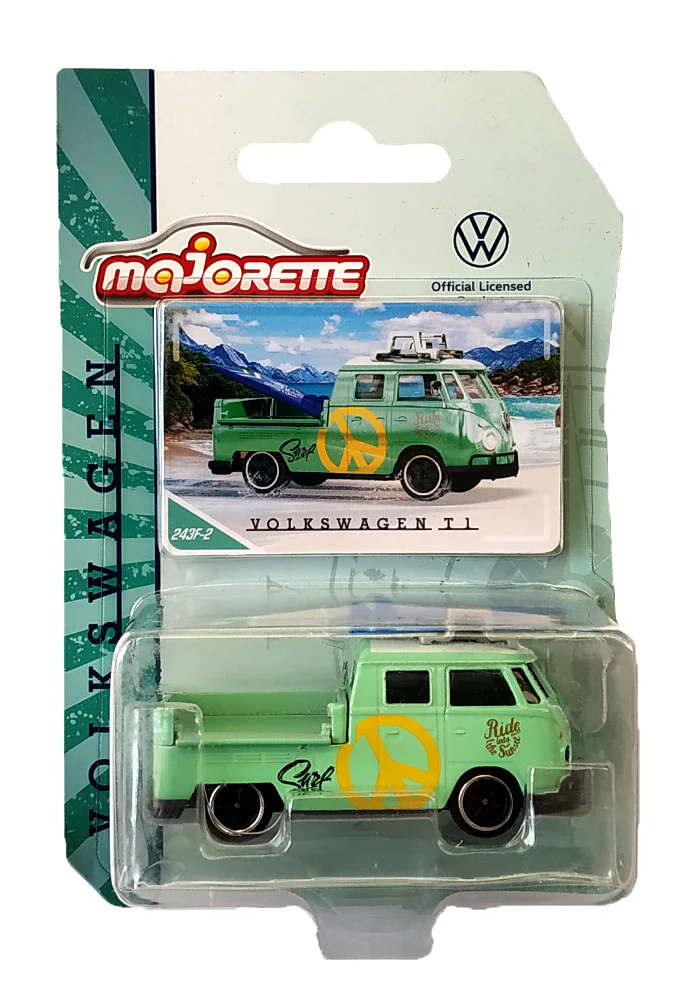 Majorette Volkswagen Edition Volkswagen T1 - Light Green - 2022 Card