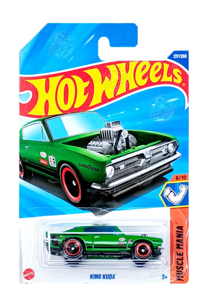 PRE OWNED INDIAN CARD Hot Wheels King Kuda - Green - 2025 Card