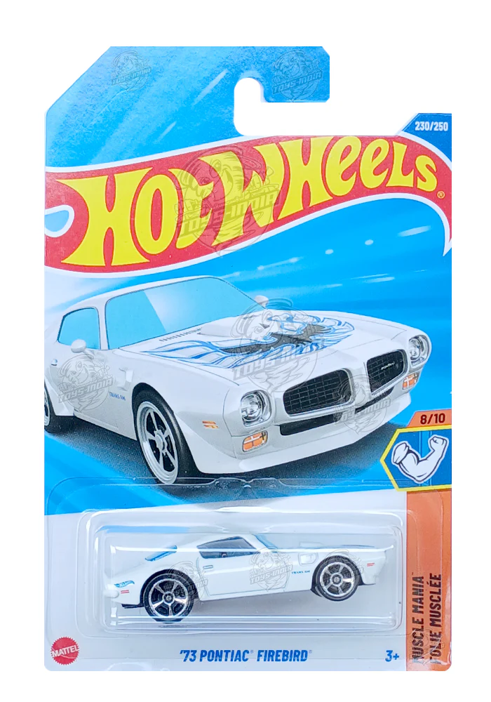 PRE OWNED INDIAN CARD Hot Wheels '73 Pontiac Firebird - White - 2025 Card