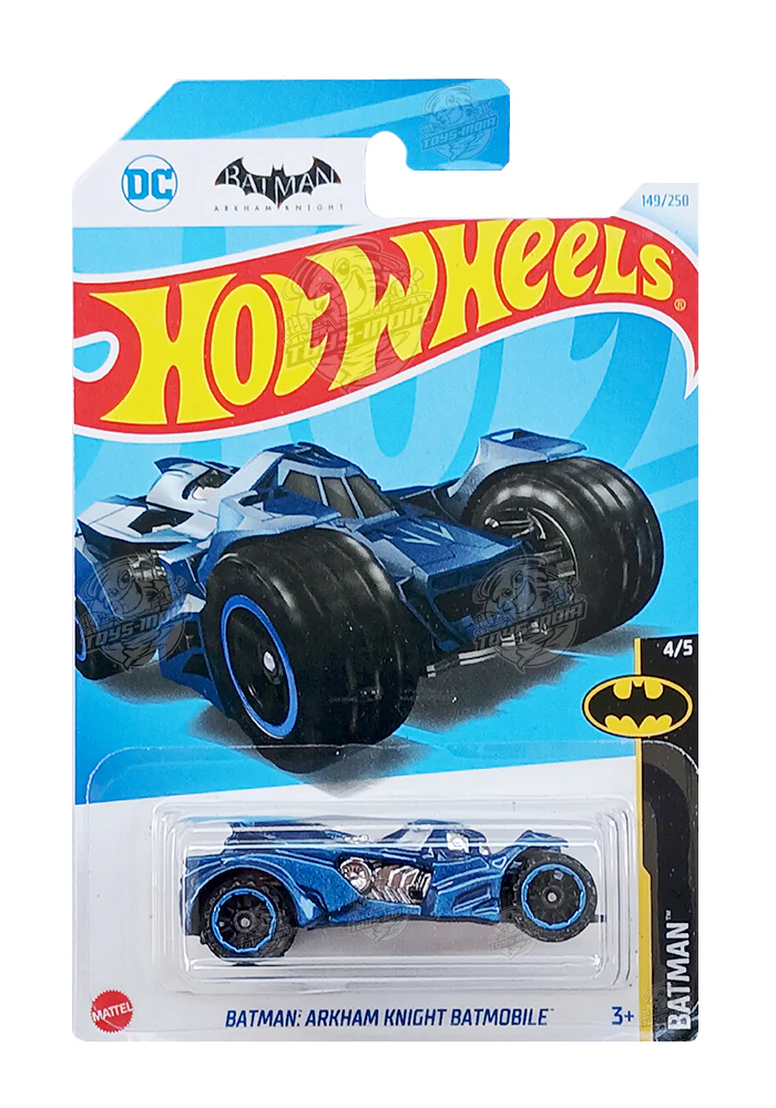 PRE OWNED INDIAN CARD Hot Wheels Batman: Arkham Knight Batmobile - Blue - 2024 Card