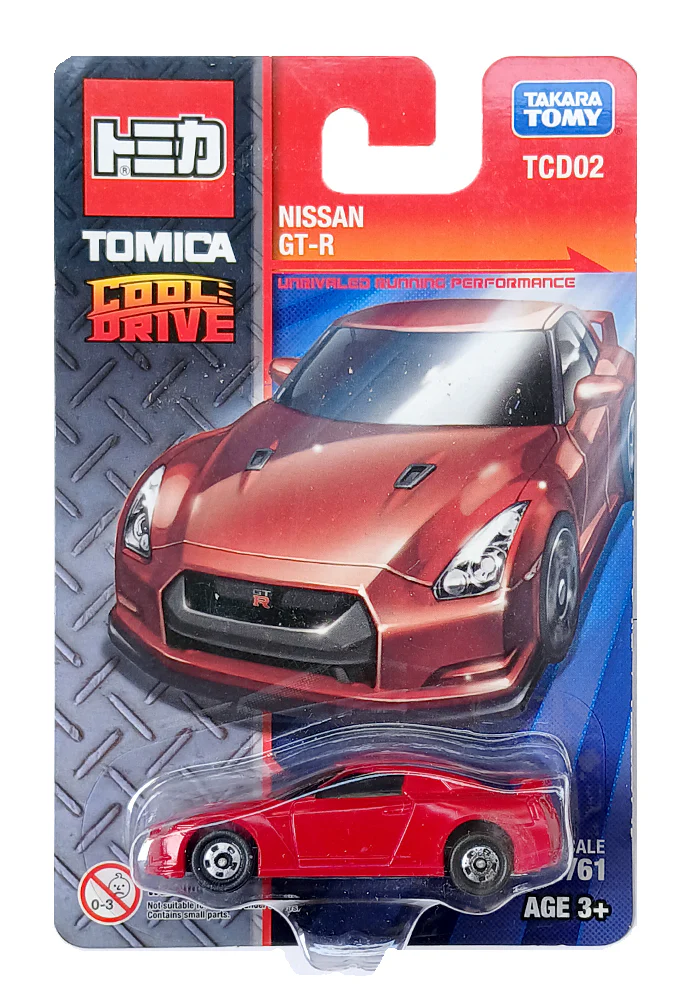 Takara Tomy Cool Drive Nissan GT-R - Red (1:57 Scale)