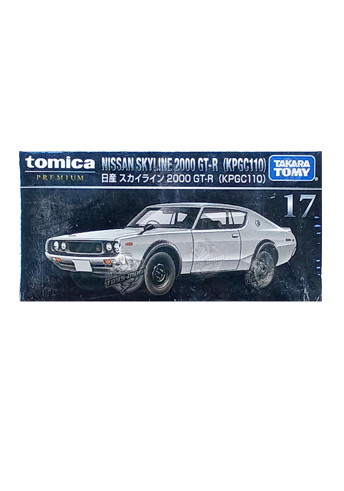 Takara Tomy Premium Nissan Skyline 2000 GT-R (KPGC110) - Silver (1:61 Scale) TOMICA